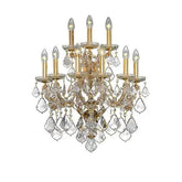 Teresa - 9 Bulbs - Gold - Pendeloque Clear